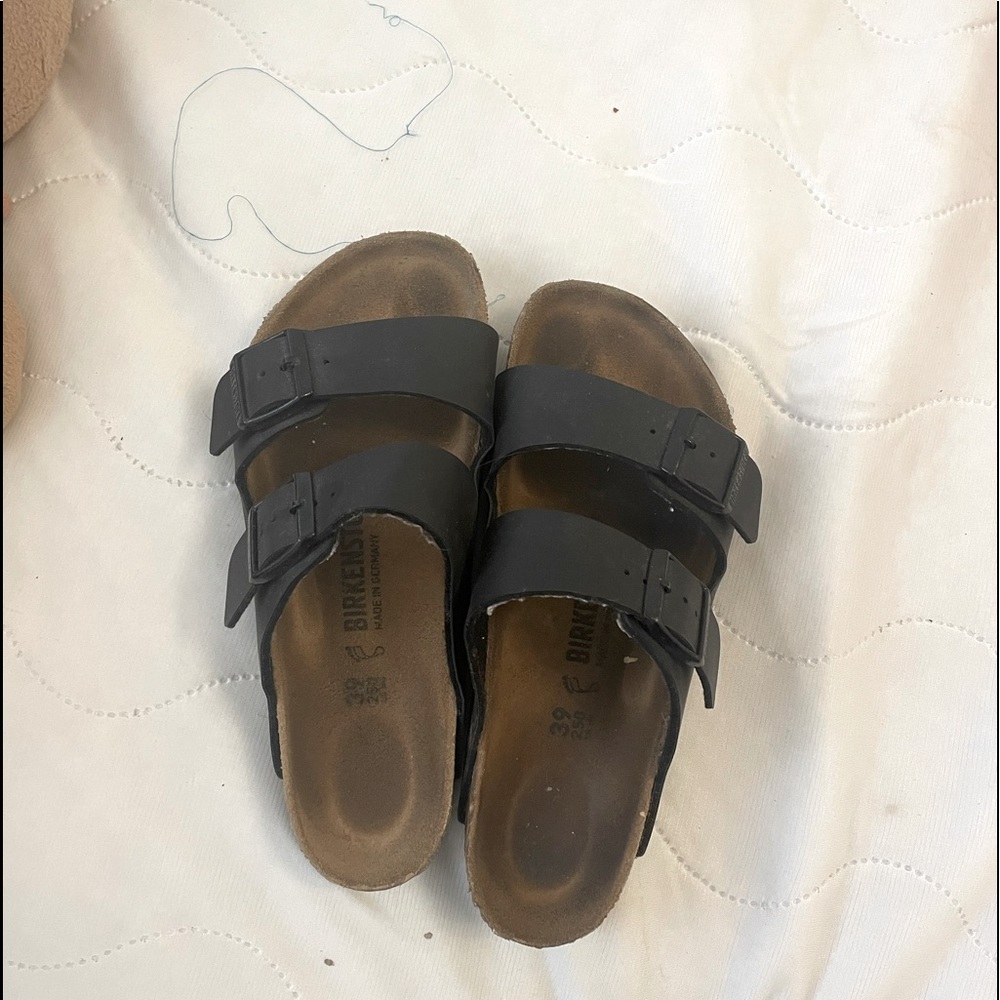 Black Arizona Birkenstocks